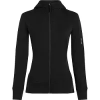 Icebreaker Vest Women Merino 260 Quantum IV LS Zip Hoody Black-M