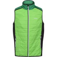 Regatta Heren Halton Baffled VII Colour Block Gewatteerd Gilet (Jasmijngroen/Veldgroen)