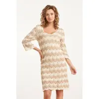 Smashed Lemon 25219 e zigzag crochet jurk |