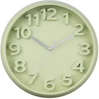 Karlsson wandklok elevated classic numbers tea green- Ø33,5cm