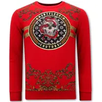 Tony Backer Sweater met print snake skull