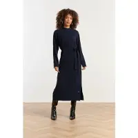 Smashed Lemon Damesgebreide maxi jurk |
