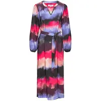 &Co Woman &co women jurk avena watercolor pink multi