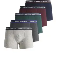 Jack & Jones Junior Onderbroek navy / donkergrijs / donkergroen / wijnrood