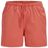 Jack & Jones Heren zwemshort jpstmaui logo tape hot coral