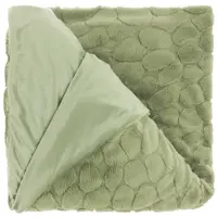 Unique living plaid daaf tea green -150x200cm