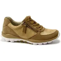 Gabor Rollingsoft 46.968 Veterschoenen | Maat 7 Dames Taupe
