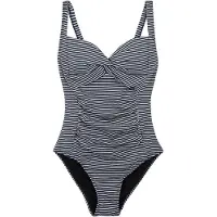 Regatta Dames stripe seersucker tummy control one piece zwempak