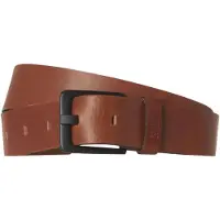 No-excess Belt leather buckle camel