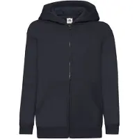Fruit Of The Loom Kinder/Kids Classic Full Zip Hoodie (Deep Navy)