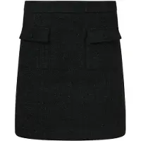 Smashed Lemon Zwarte tweed rok |