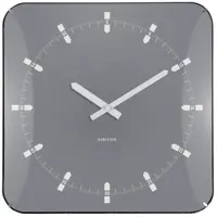 Karlsson wandklok sucinto dome vierkant cool grey