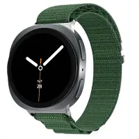 IMoshion Nylon Alpine bandje voor de Samsung Galaxy Watch 9 (40/44mm) / Watch 8 (40/44mm) / Classic (46mm) - Donkergroen