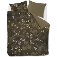 Beddinghouse Dekbedovertrek Darcy Olive Green Satijn-240 x 200 / 220 cm | Lits-Jumeaux