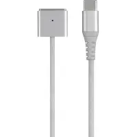 Renkforce RF-6437916 USB-laadkabel USB-C, Magsafe 3 2.00 m Wit Magnetische stekker