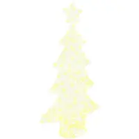 vidaXL - Kerstboom - met - 160 - LED - Warmwit - 150 - cm - Acryl