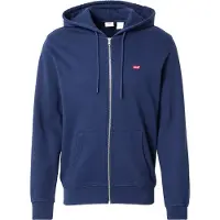 Levi's Sweatvest 'Original Zip-Up Hoodie' navy / rood