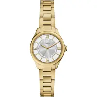 Fossil Analoog horloge 'GILMORE' goud / zilver / wit