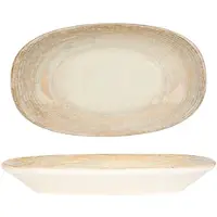 Bonna Serveerschaal patera porselein 15x8.5 cm set van 2