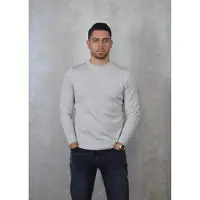Lyle & Scott Tonal eagle merino crew neck jumper