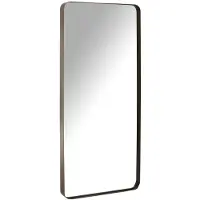 J-Line Mirror markus metal/glass black l