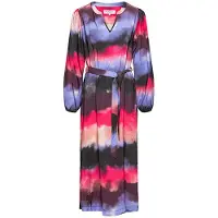 &Co Woman &co women jurk avena watercolor pink multi