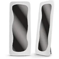 Mirlux Passpiegel teddy organische spiegel 160x60cm wit