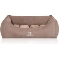 Knuffelwuff orthopedisch hondenbed met omkeerbaar kussen Baltimore 120x80 cm beige