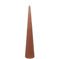 Countryfield LED kegelkaars speelgoed rustiek roze 29,5cm decoratie.