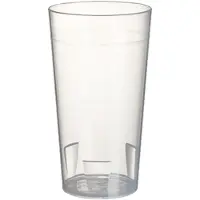 Starpak Herbruikbare drinkbeker - PP – 0.40 l - met vulstreep – stapelrand -onbreekbaar -vaatwasmachinebestendig – doorzichtig set van 10 stuks