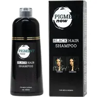 Lattafa ColorNow Black Hair Shampoo / Shampoo voor grijsdekking Natural Black 400 ml