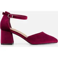 POSH by Poelman Pumps bordeauxrood Textiel Maat 37