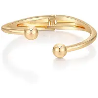 Marama - armband Ayla Goud - damesarmband - stainless steel - gold plated - nikkelvrij - scharnier sluiting - feestelijk