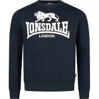 Lonsdale Sweatshirt 'Go Sport' navy / wit