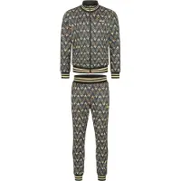 Lonsdale Joggingpak 'Rendale' sand / hemelsblauw / zwart
