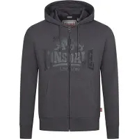 Lonsdale Sweatvest 'Krafty' antraciet / zwart