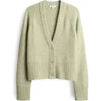 Opus Gebreid vest 'Dassi' pastelgroen