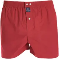 Mc Alson McAlson boxershort effen rood katoen