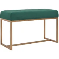 vidaXL Bankje 80 cm fluweel groen