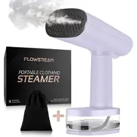 FLOWSTEAM Luxe Kledingstomer - Handstomer - Stoomapparaat Kleding - Lavender Edition - Inclusief Opbergzakje