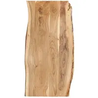 vidaXL Tafelblad 118x(50-60)x2,5 cm massief acaciahout