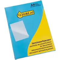 123inkt document lamineerhoes A4 mat/glans 2x75 micron (50 stuks)