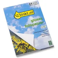 123inkt Glossy hoogglans fotopapier 180 grams A4 (50 vel) FSC Mix 70%