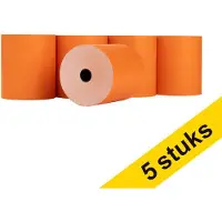 123inkt kassarol 80x80x12 mm thermo oranje (5 stuks)
