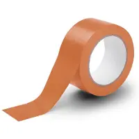 123inkt zelfklevende vloermarkeringstape oranje 50 mm x 33 m