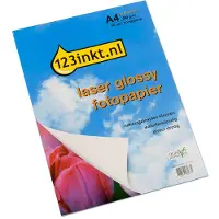 123inkt laser fotopapier glossy 200 grams A4 (50 vel) FSC Mix 70%