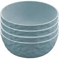 Koziol Club kom Ø16,2 cm 4-pack Nature flower blue