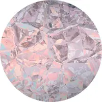 Komar Vliesbehang Zelfklevend vlies - Glossy Crystals - Afmeting 125 x 125 cm (1 stuk)