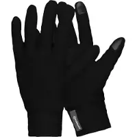 Norrøna - /29 PureUll Liner Gloves - Handschoenen S, zwart
