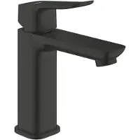 GROHE Dice Wastafelmengkraan - M-Size - Waterbesparend - Inclusief Push-Open Waste - Matte Black